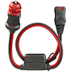 NOCO Batterieladegerät Kabel 12V Dual-Size Stecker Zigarettenanzünder 60cm X-Connect 12V