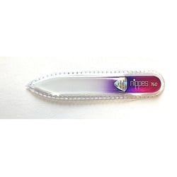 nippes Solingen Glasnagelfeile Rainbow klein Lila 1 St