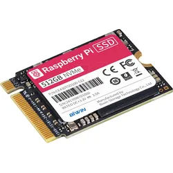RPI NVME KIT512 - Raspberry Pi - M.2 NVMe SSD Kit, 512 GB, inkl. M.2 HAT+