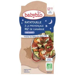 Babybio Ratatouille À LA Provençale RIZ DE Camargue Basilic ab 12 Monate