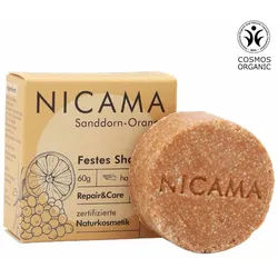 Nicama Festes Shampoo Sanddorn-Orange 60g 60 g Unisex