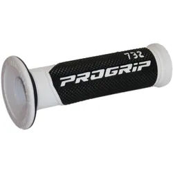 Progrip Griffgummi 732 Vespa Weiß / Schwarz Paar Ø22mm Länge 125mm