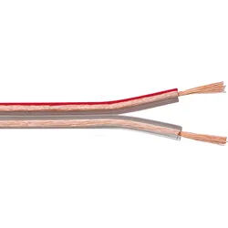 GOOBAY 15126 - Lautsprecherkabel 2x1,5mm2 , 10 m transparent CU
