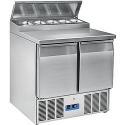 Mastro Saladette mit 2 Türen GN 1/1, 5x GN 1/6 h=150 mm, 0°/+8°C