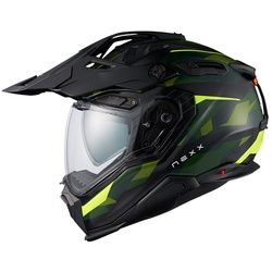 Nexx X.WED 3 Trailmania Motocross Helm, grün, Größe XS