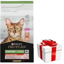 PURINA Pro Plan Sterilised Adult Rich In Salmon 1,5kg + Überraschung für die Katze