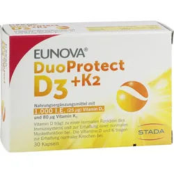 Eunova Duoprotect D3+k2 1000Ie/80Ug 30 ST