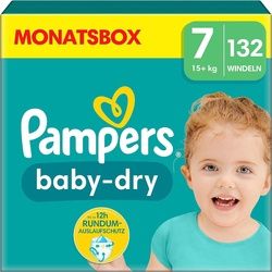 Pampers Windeln Größe 7 (15kg+) Baby-Dry 132 St