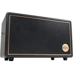 PEAQ ICONIC Vibe 3 PPA 550-RW Lautsprecher, Schwarz mit goldenen Elementen