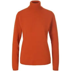 Le pull col roulé include orange