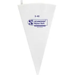 SCHNEIDER NYLON Soft Spritzbeutel, Mehrmals verwendbare Spritztüte aus synthetischem Gewebe mit Spezialbeschichtung, Größe: 3 – 40 cm