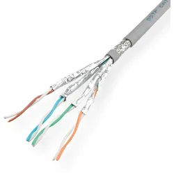 VALUE S/FTP-(PiMF-) Kabel Cat.6 (Class E), Massivdraht, Eca, grau, 300 m