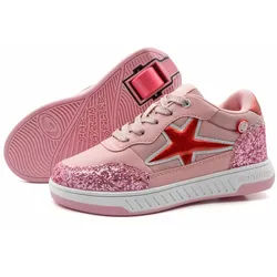 BREEZY ROLLERS Schuhe mit Rollen Rollschuhe Sneaker Heelys 2-in-1 Kinderschuhe Rollschuhe 35 EU