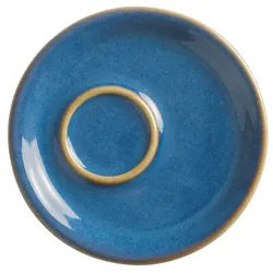 KAHLA Untertasse Homestyle Espressountertasse 11,7 cm, (1 St), Handglasiert, Made in Germany blau