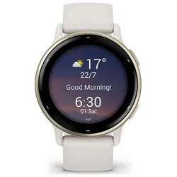 Garmin vivoactive 5 Sportuhr elfenbein/cremegold Smartwatch
