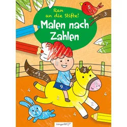 Kangaroo Kinderbücher Malen nach Zahlen - Pony