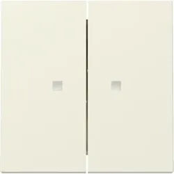 Gira Wippe 2-fach Kontrollfenster System 55 Cremeweiß 363101