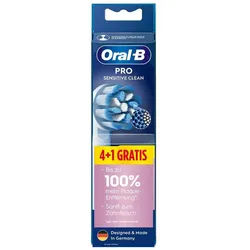 Oral-B Aufsteckbürsten Oral-B Pro Sensitive Clean Aufsteckbürsten, 4+1 Gratis (Garantierte...