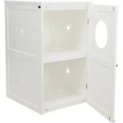 TRIXIE Katzenhaus für Katzentoilette XL, 2 Etagen, MDF, 53 x 90 x 58 cm, weiß