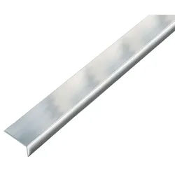 Alberts® Winkelprofil selbstklebend, Alu, chromdesign, versch. Größen-2 m-15 x 10 x 1,0 mm