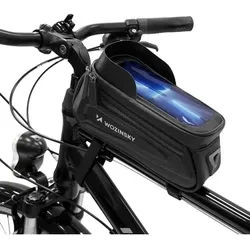 Bike Frame Bag with Phone Case 1.7L Black (WBB28BK)