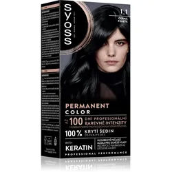 Syoss Permanent Color Permanent-Haarfarbe Farbton 1_1 Black 1 St.