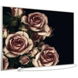 STEINFELD Heizsysteme Infrarotheizung Bild 900W, 120x74cm, Made in Germany, 7J Garantie, mit Thermostat, viele Motive silberfarben