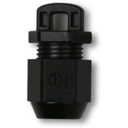Terminator cap for round Q Cable ends