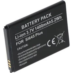 Akku kompatibel Bea-Fon SL645/SL645Plus Akku, Li-ion, 3,7V, 1400mAh, 5,2Wh, ICP5/44/55