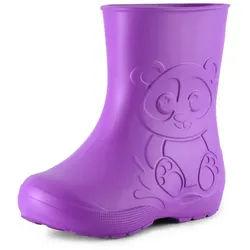 Ladeheid EVA Kinder Regenschuhe LA-CA-10 Gummistiefel lila 24/25