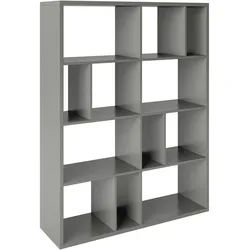 Mid.you Regal , Grau , Holzwerkstoff , 6 Fächer , 113x147x34 cm , Fsc , erweiterbar, Beimöbel erhältlich, in verschiedenen Größen erhältlich, in verschiedenen Holzdekoren erhältlich , Wohnzimmer, Regale, Bücherregale