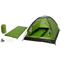 Ambia Garden Zelt , Grün , Metall, Kunststoff, Textil , 145x100x205 cm , Freizeit & Co, Camping, Zelte