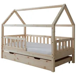 Hausbett Kay ca. 80x160 cm Kiefer Natur