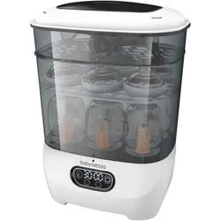 Baby Brezza Dampfsterilisator , 30x36.5x22 cm , für breit- und schmalhalsige Flaschen geeignet , Füttern, Babykostwärmer & Sterilisatoren