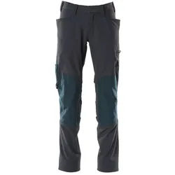 MASCOT Herren Hose mit Knietaschen ACCELERATE Schwarzblau 56 - 18079-511-010-82C56 - Schwarzblau
