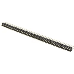 SL 2X50G 2,54 - 2x50pol.-Stiftleiste, gerade, RM 2,54