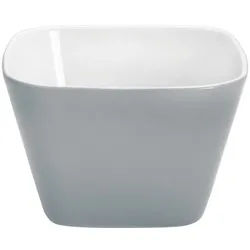 KAHLA Dipschale eckig, Pronto 6x6 cm, Porzellan, Made in Germany grau 8,7 cm x 8,7 cm x 5,7 cm