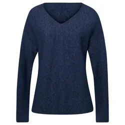 Le pull col V Fadenmeister Berlin bleu
