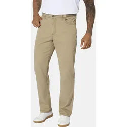 5-Pocket-Hose JAN VANDERSTORM "Hose RUDAR", Herren, Gr. 68, N-Gr, beige, Obermaterial: 97% Baumwolle CO. 3% Elasthan EL., Hosen 5-Pocket-Hose