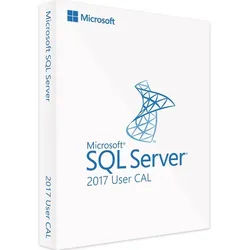 Microsoft SQL Server 2017 User CAL | Zertifiziert