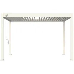 Weide Pergola , Metall , 360x255x300 cm , Gartenmöbel, Loungemöbel