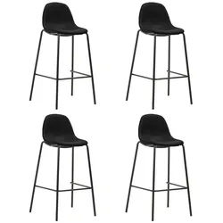vidaXL Bar-Set, 5-tlg. Gartenbar-Set Stoff Schwarz