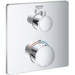 GROHE Thermostat-Brausebatterie für SmartBox mit integrierter 2-Wege-Umstellung 24079000, Badarmaturen, chrom