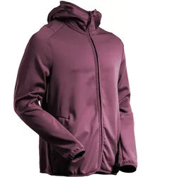 Kapuzen-Fleecejacke "22586-608" Customized - XXL - bordeaux