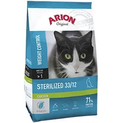ARION Original Weight Control Sterilized 33/12 Chicken 7,5kg