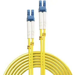 Lindy LINDY 47451 Glasfaser LWL Anschlusskabel 2.00 m Gelb [1x LC-Stecker - Glasfaserkabel, (200.00 cm) gelb