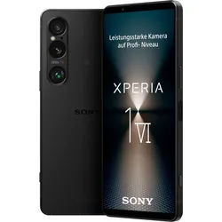 SONY Smartphone "Xperia 1 VI" Mobiltelefone schwarz Smartphone Android