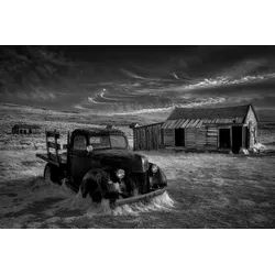 Papermoon Fototapete Photo-Art ROB DARBY, KEIN GOLD MEHR bunt 4,5 m x 2,8 m