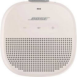 Bose SoundLink Micro tragbarer Lautsprecher Portable-Lautsprecher (Bluetooth, Wasser- und Staubschutz (IP67),Partymodus: zwei Lautsprecher verbinden) weiß