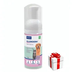 Virbac Allerderm-Reinigungsschaum 100ml + Überraschung für den Hund
